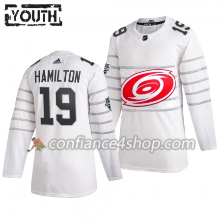 Adidas Maillot de Hockey Carolina Hurricanes Dougie Hamilton 19 Blanc 2020 NHL All-Star Authentic - Enfant